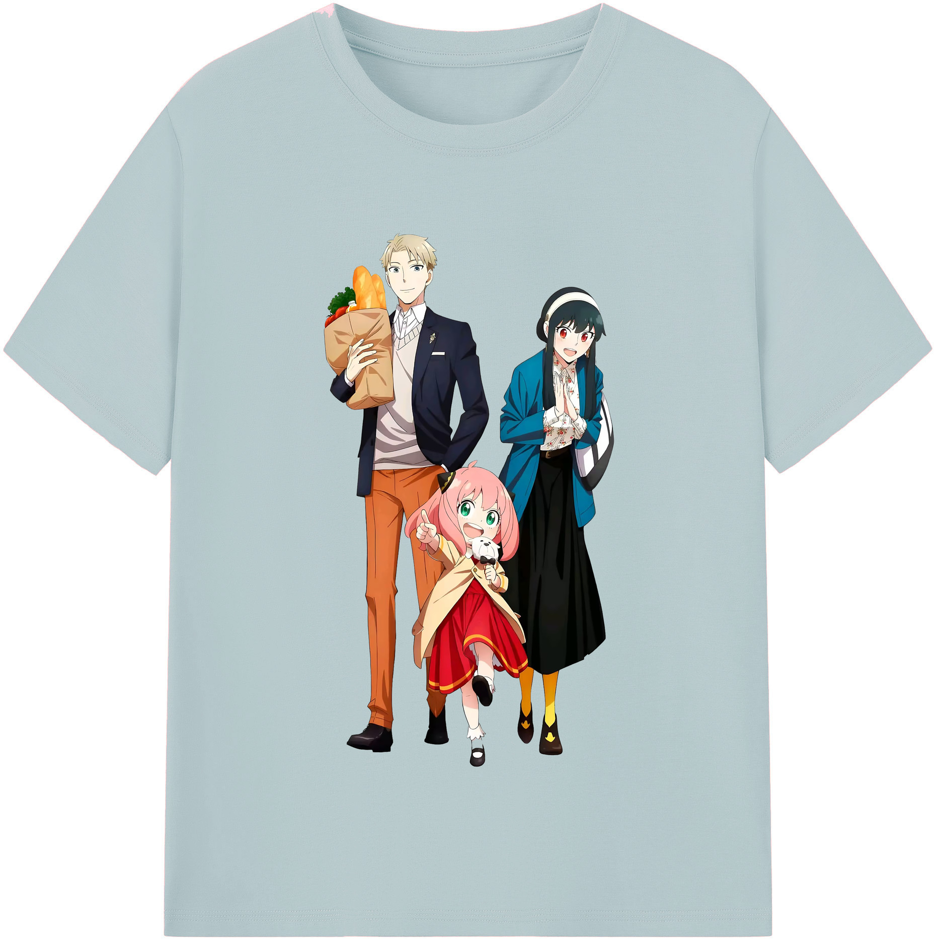 （画像用） SPY×FAMILY间谍家家酒 綿100％半袖Tシャツ（フロントプリント）